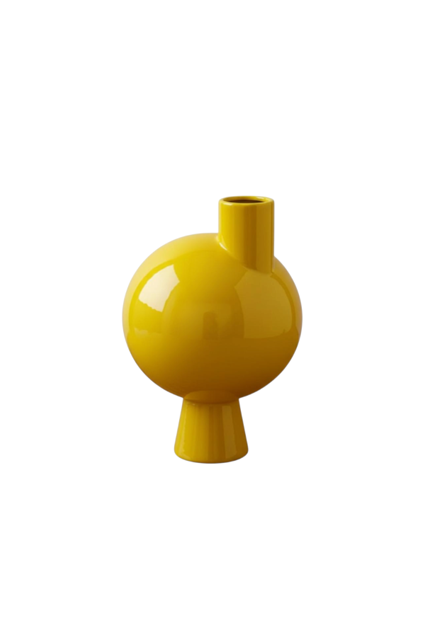 Sarı Bomb Seramik Vazo