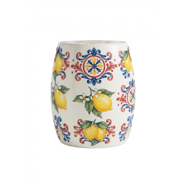 Sicilian Kulplu Seramik Sehpa