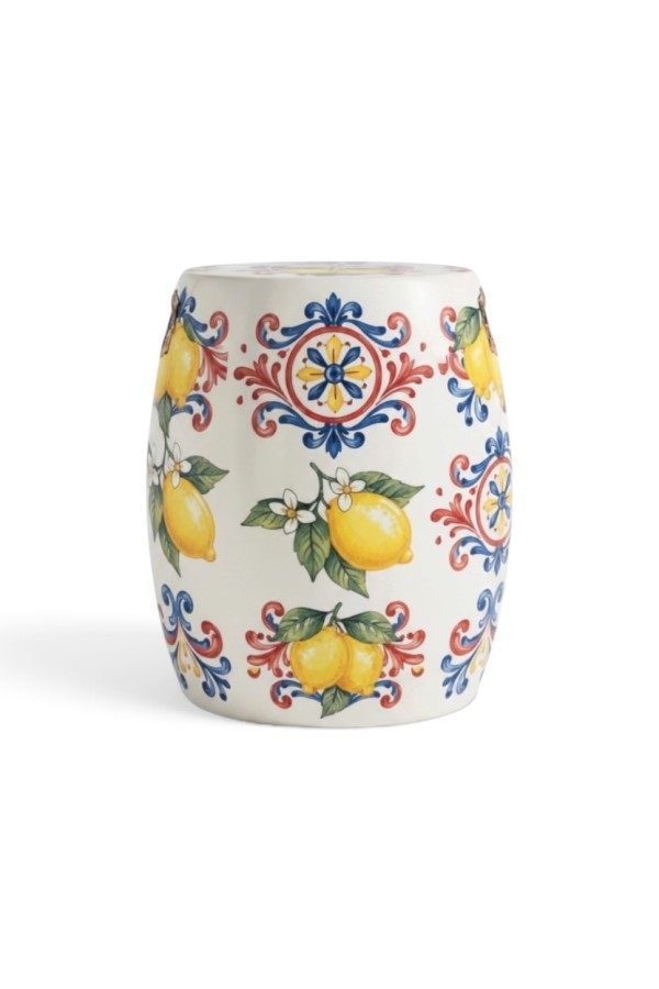 Sicilian Kulplu Seramik Sehpa