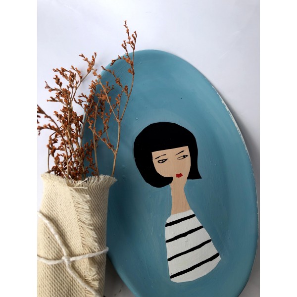 Lisa Oval Seramik Tabak