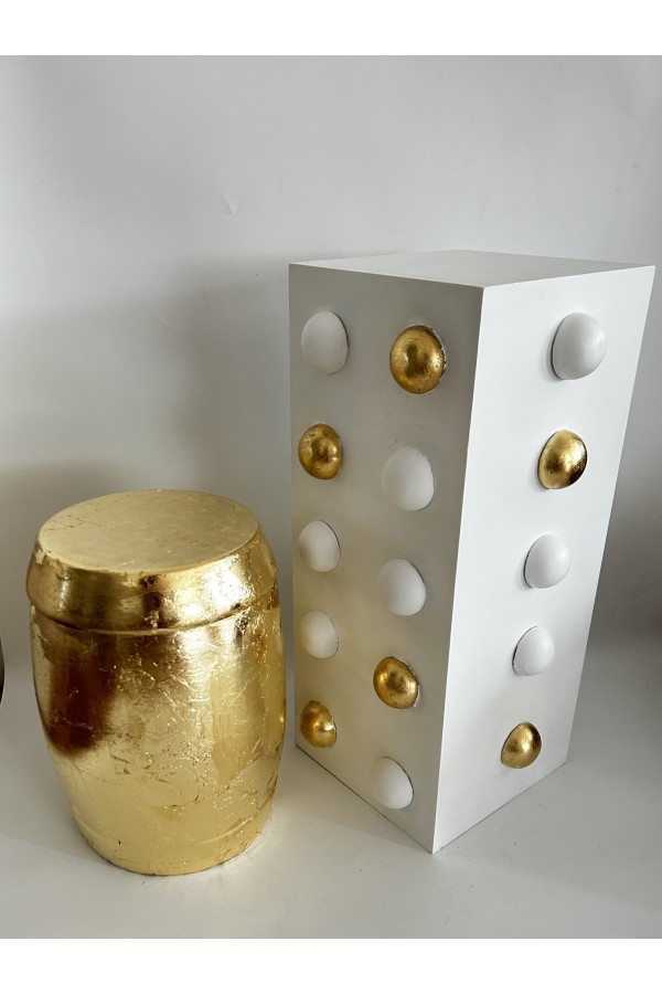 Gold Detay Ahşap Sehpa