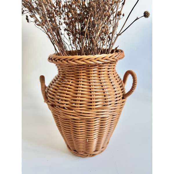 Rattan Görünümlü Vazo