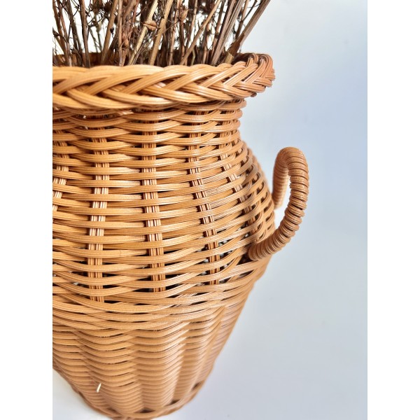 Rattan Görünümlü Vazo