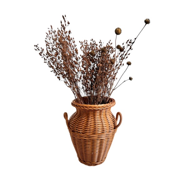 Rattan Görünümlü Vazo